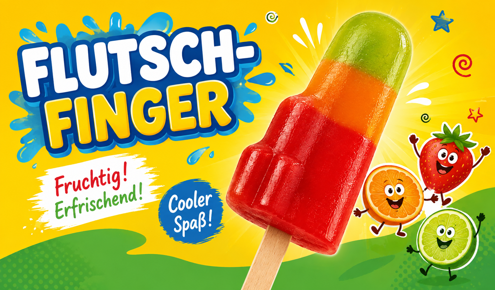 Flutsch-Finger Stieleis